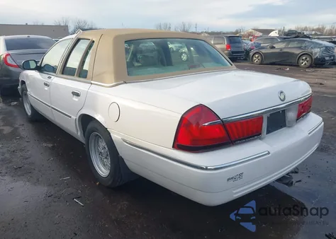 2001 Mercury Grand Marquis Ls из США, поврежденный, VIN 2MEFM75W51X701378